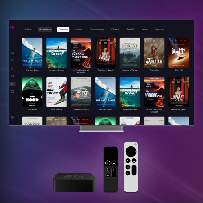 How Opus IPTV Player on iOS provides seamless multi-device streaming on iPad mini 2.