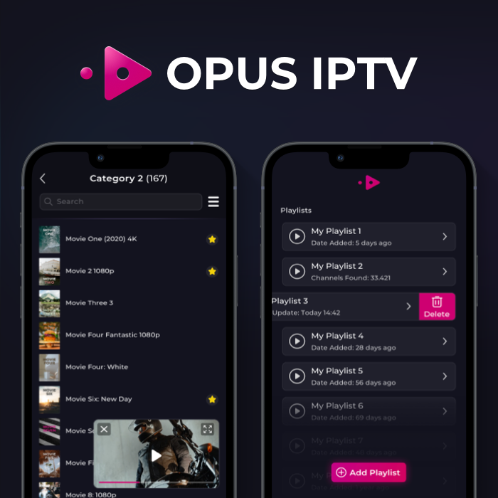 Resume your favorite streams from where you left off on any device with Opus IPTV Player