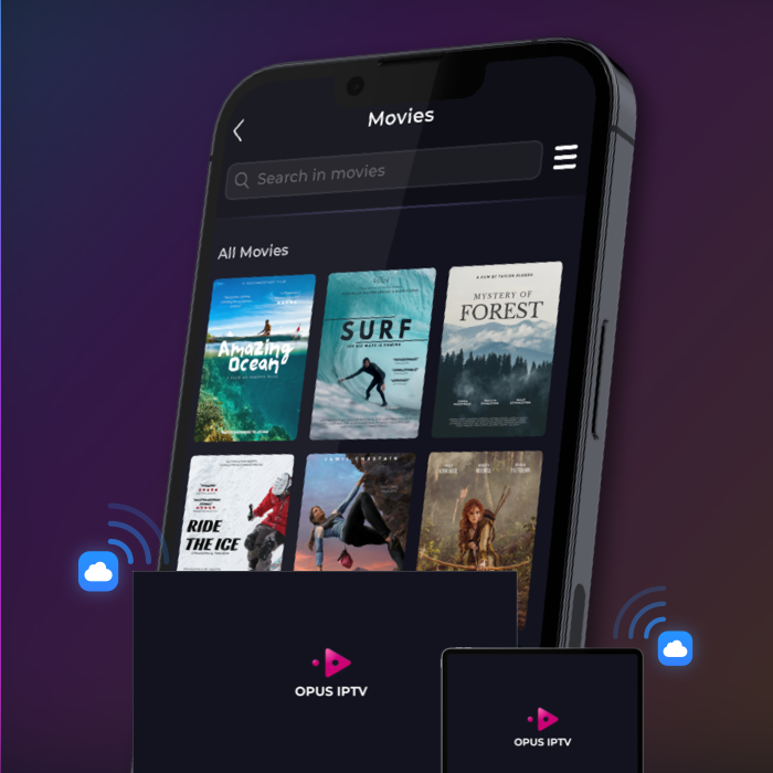 Experience the Sleek and User-Friendly UI of Opus IPTV Player on Your Samsung Galaxy Xcover6 Pro